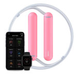 Corde à sauter Smart avec LED (rose)